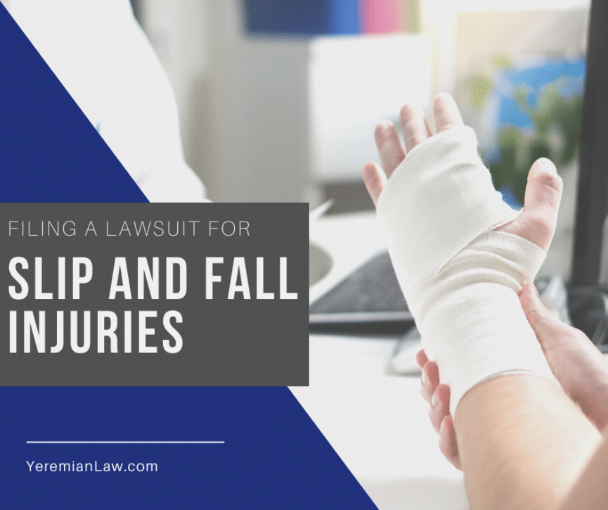 Slip and Fall Injuries and Lawsuits in Glendale and Los Angeles