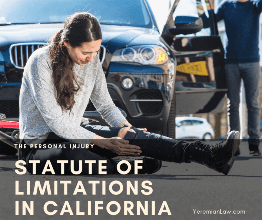 Personal Injury Statute of Limitations in California