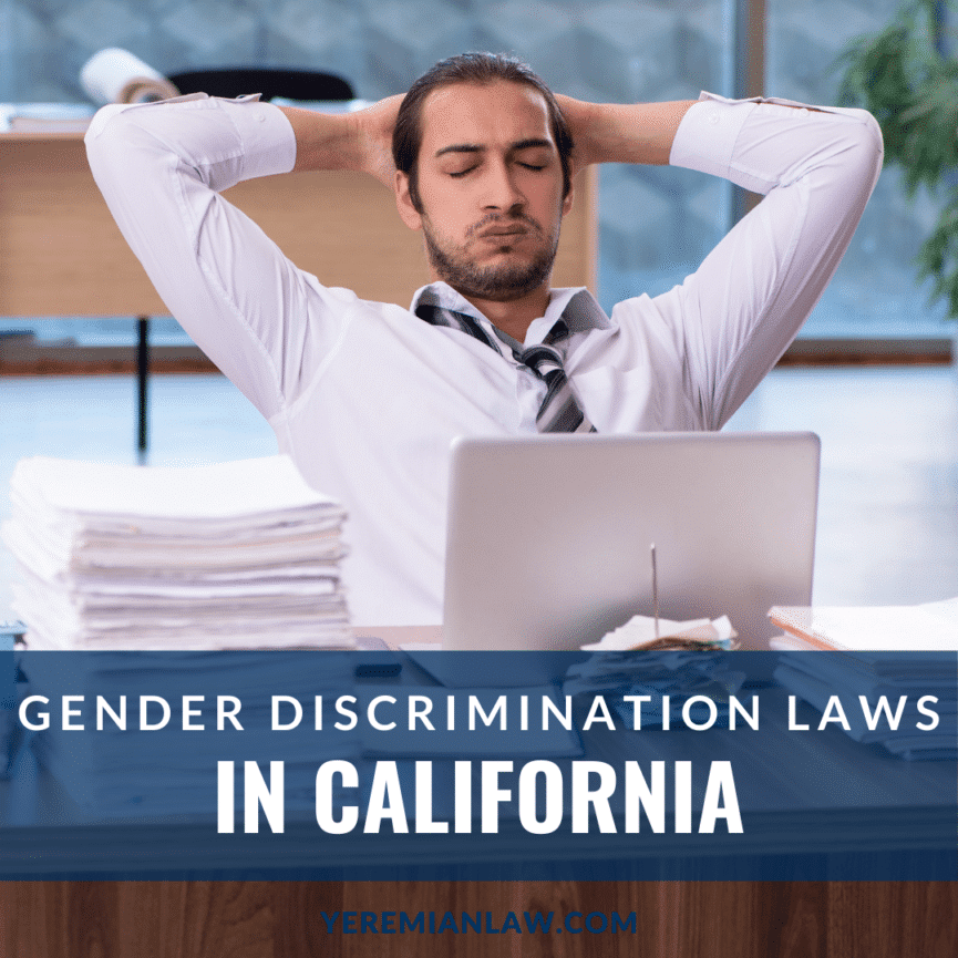 Gender Discrimination Laws in California - Los Angeles Employment Attorney