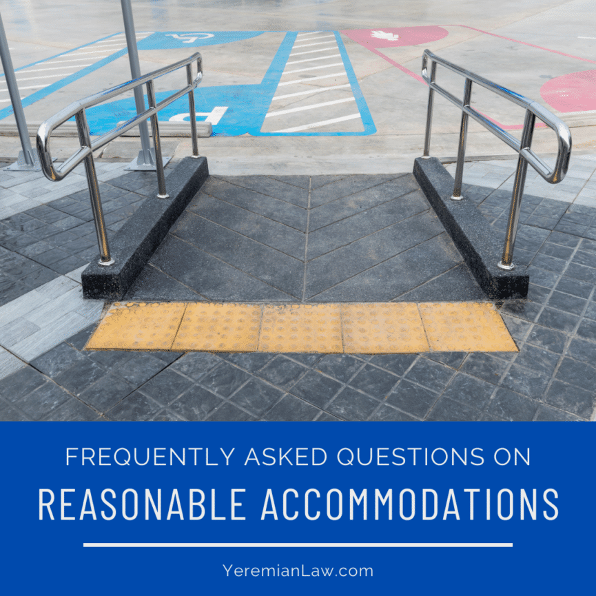 FAQ on Reasonable Accommodations in California