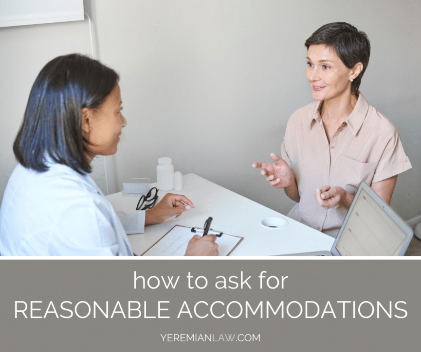 How to Ask for Reasonable Accommodations at Work